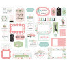 Carta Bella Flower Garden Frames & Tags 33pz