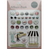 Carta Bella Flower Garden Brads 25pz+6 Chipboard