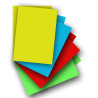 Kit 8 fogli A4 colori vivi 250 gsm