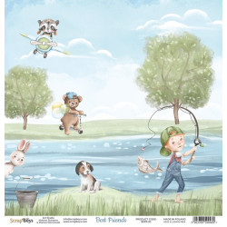 ScrapBoys Best Friends Paper Pad 30x30cm