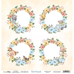 ScrapBoys Best Friends Paper Pad 30x30cm