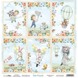 ScrapBoys Best Friends Paper Pad 30x30cm