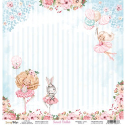 ScrapBoys Sweet Ballet Paper Pad 15x15cm