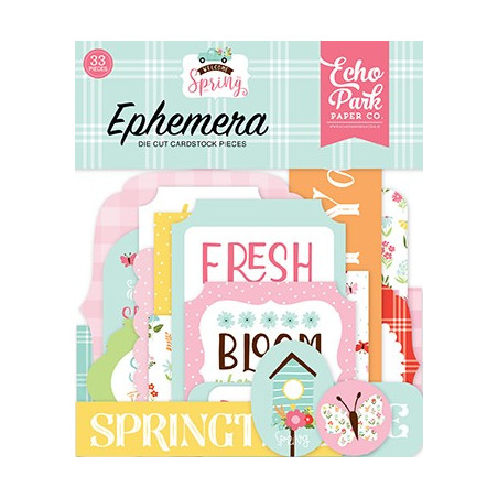 Echo Park Welcome Spring Ephemera 33pz