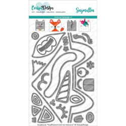 CarlijnDesign Fustella Gatto Unicorno Volpe