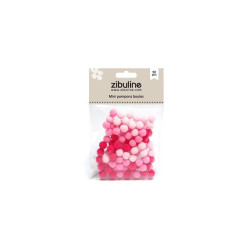 Mini Pompons Rosa 1cm