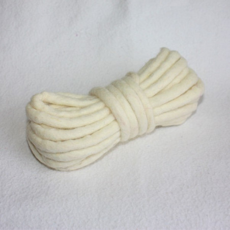 Filo di feltro NATURALE panna 5 mm x 5 m