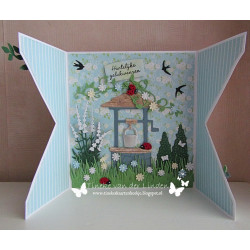 Marianne Design Craftables Wishing Well by Marleen