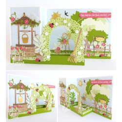 Marianne Design Craftables Wishing Well by Marleen