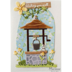 Marianne Design Craftables Wishing Well by Marleen