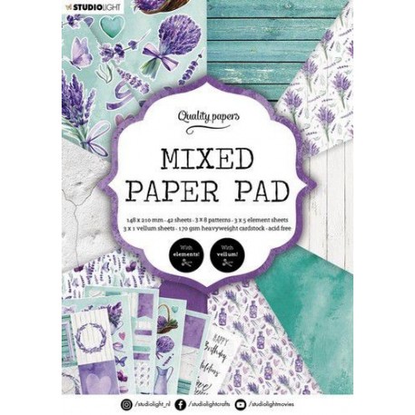 StudioLight Mixed Paper Pad A5 Pattern Paper Essentials nr.158