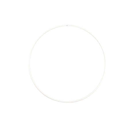 Ghirlanda in Metallo BIANCA 3mm - 25cm