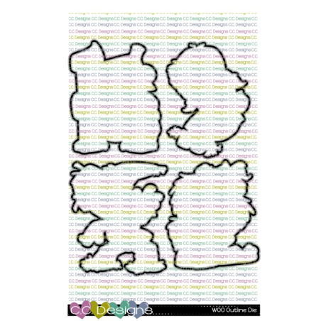 C.C. Designs WOO Outline Die