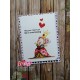C.C. Design QUEEN OF HEARTS Clear Stamp