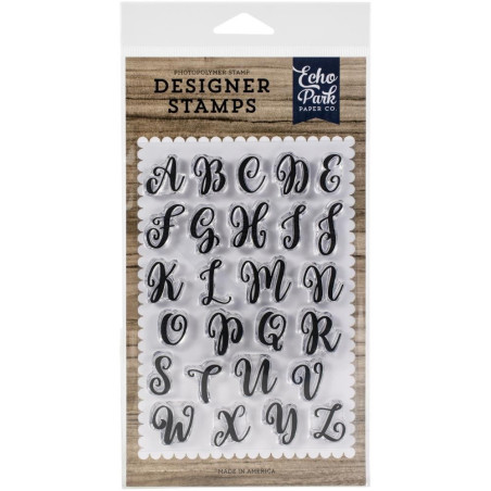 Echo Park Alphabet Stamps Rosie Uppercase