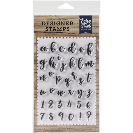 Echo Park Alphabet Stamps Rosie Lowercase