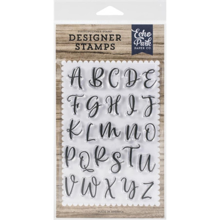 Echo Park Alphabet Stamps Kaitlin Uppercase