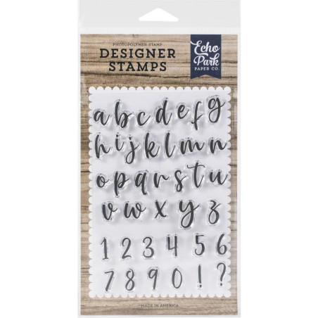 Echo Park Alphabet Stamps Kaitlin Lowercase