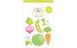 Doodlebug Doodle-Pops 3D Stickers Little Garden