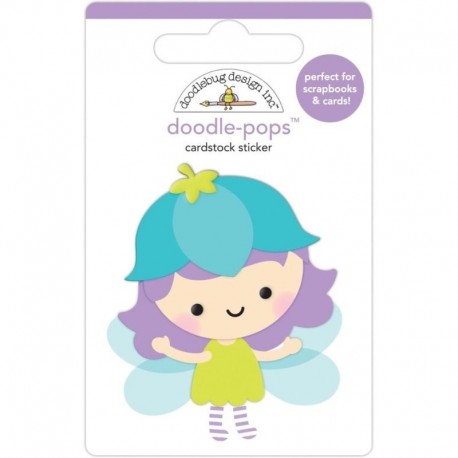 Doodlebug Doodle-Pops 3D Stickers Blossom