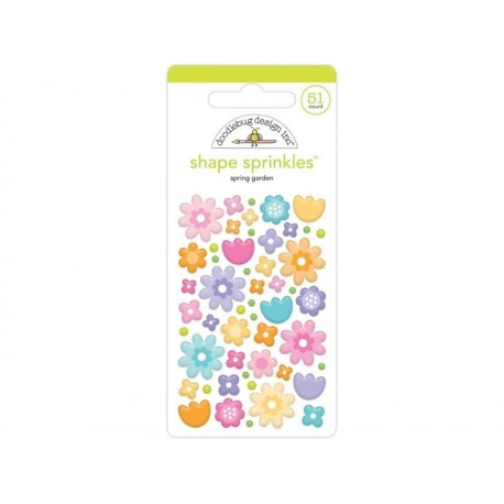 Doodlebug Design Spring Garden Shape Sprinkles