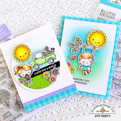 Doodlebug Design Flower Girl Doodle Stamps