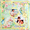 Memory Place Bubble Frame Layout Chipboard