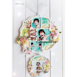 Memory Place Decorative Blocking Layout Chipboard 15x15cm