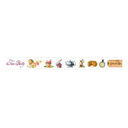 Memory Place Alice's Tea Party Washi Tape