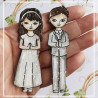 Piatek13 CLEAR STAMP SET FIRST HOLY COMMUNION A6