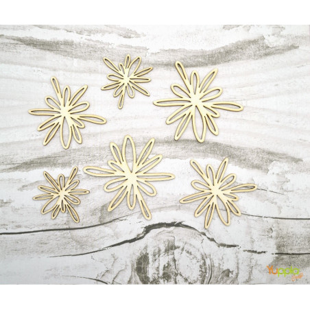 YupplaCraft Legnetti Fiori Scintillanti