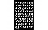 YupplaCraft BLACK Stencil - Codice D'amore
