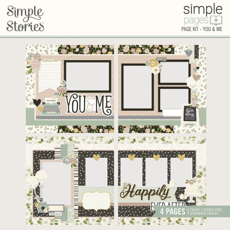 Simple Stories SIMPLE PAGES PAGE KIT You & Me