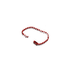 5 Catenelle ROSSO con Connettori 10cm