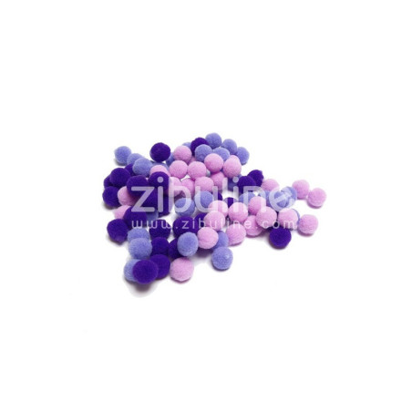 Mini Pompons VIOLA 1cm