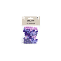 Mini Pompons VIOLA 1cm