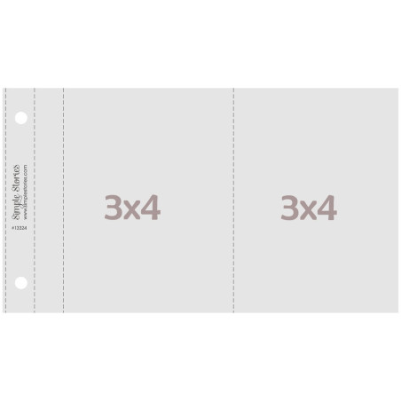 Simple Stories SN@P! Flipbook Page Refills 3x4''