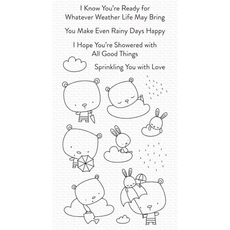 My Favorite Things Sprinkling You With Love Clear Stamps