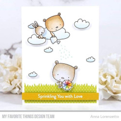 My Favorite Things Sprinkling You With Love Clear Stamps