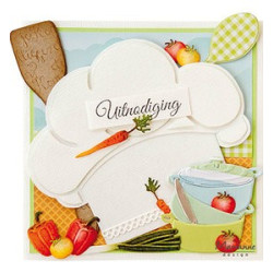 Marianne Design Craft Stencil Chefs hat & utensils