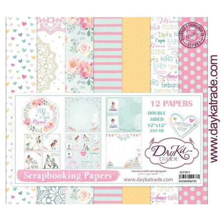 DayKa Trade Voy A Ser Mama Paper Pad 30x30cm