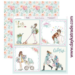 DayKa Trade Voy A Ser Mama Paper Pad 30x30cm