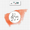 Sigillo Ottone Note Musicali