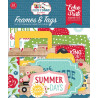 Echo Park A Slice Of Summer Boy Frames & Tags 33pz