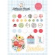 Carta Bella Summer Adhesive Brads 25pz+4 Chipboard