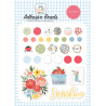 Carta Bella Summer Adhesive Brads 25pz+4 Chipboard