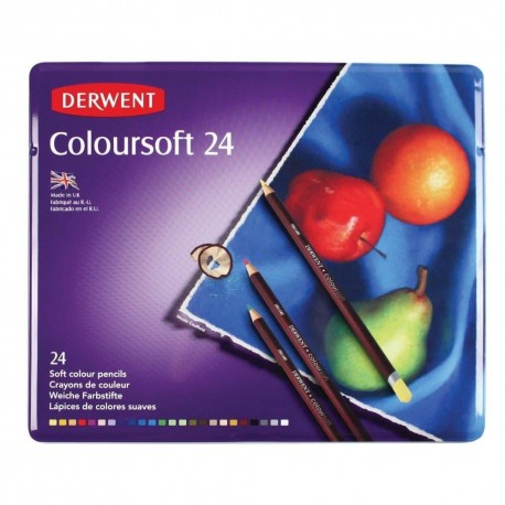 Derwent Coloursoft 24pezzi