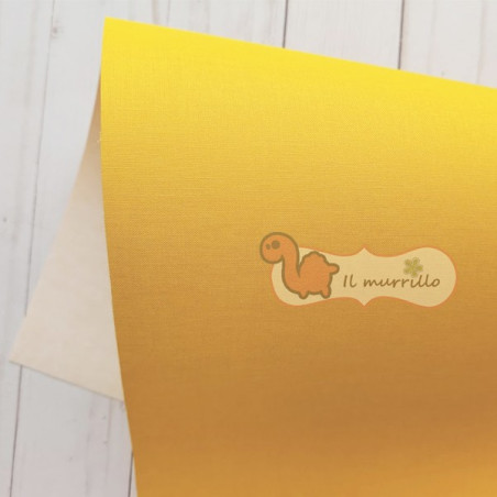 Carta Rivestimento Effetto Tela Gialla