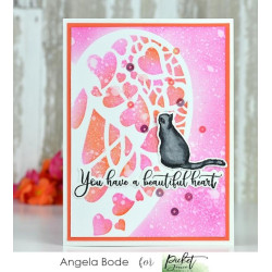 Picket Fence Studios Tree of Hearts Stencil