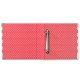 6x8 SN@P! Designer Binder Red Stripe